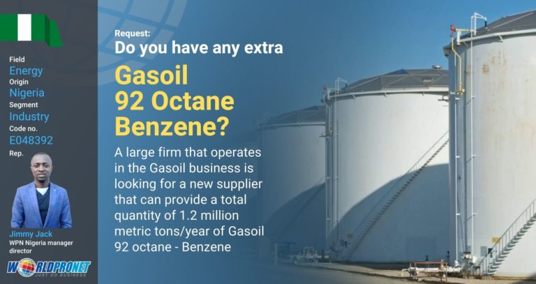 GBO Gasoil Octane 92 Benzene E048392